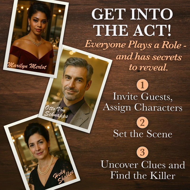 University Games Murder Mystery Party, A Taste for Wine & Murder, Murder Mystery Party Game to Host Your Own Murder Mystery Night - Image 5